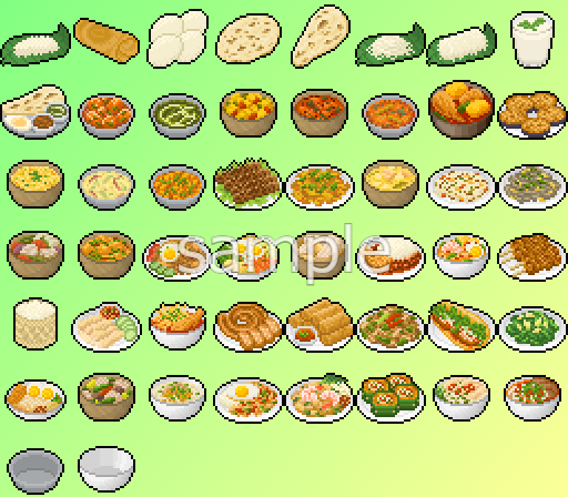 アジア料理素材 sample1
