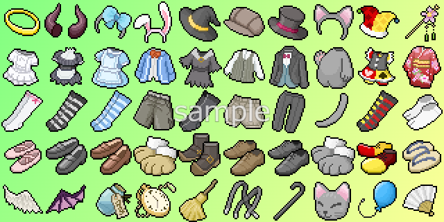 衣装アイコン素材 sample1