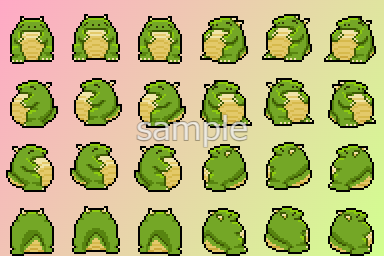 モンスターキャラチップ素材その2 sample1