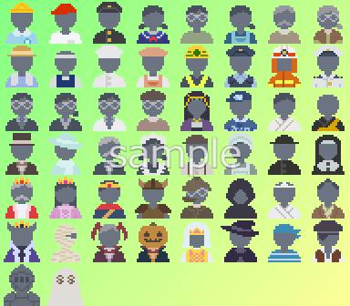 モブアイコン素材 sample2