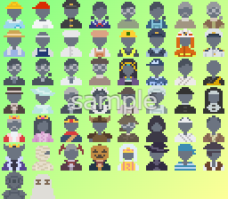 モブアイコン素材 sample3
