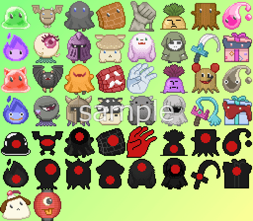モンスターアイコン素材 sample4