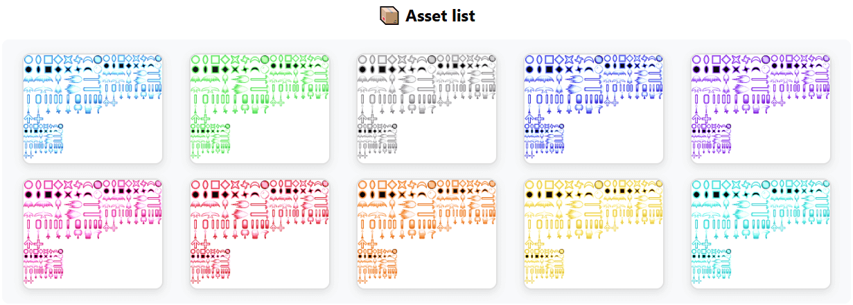 シューティング弾素材 sample1