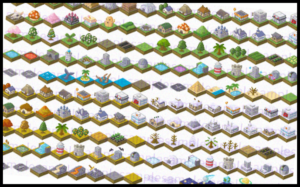 建築ヴィネット素材 sample1
