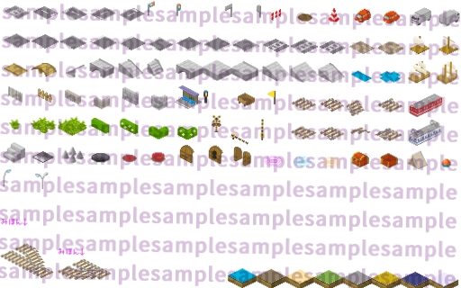 建築ヴィネット素材 sample5