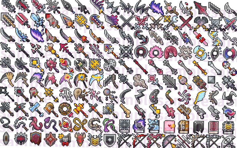 ヴィラン武器素材 sample2